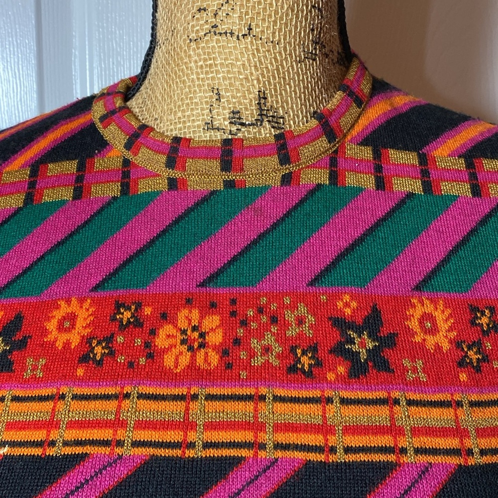 Kenzo Jungle Flower Multi-Pattern Multicolor Swea… - image 4